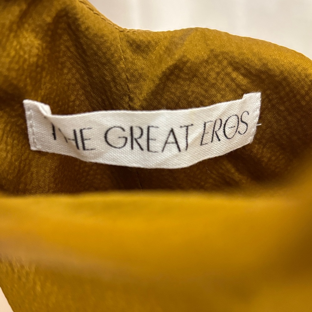 The Great Eros® Silk Odna Tie-Back Jumpsuit Brass color - Picture 13 of 15